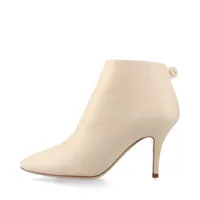 フェラガモ ガンチーニ レザー ショートブーツ 5.5D ベージュ