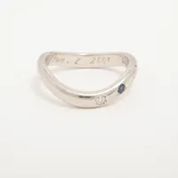 ミキモト ダイヤ サファイア Pt950