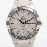 オメガ コンステレーション コーアクシャル マスタークロノメーター 131.30.41.21.99.001 SS AT メテオライト文字盤