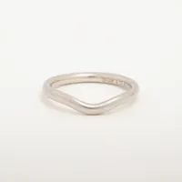 ティファニー カーブドバンド Pt950