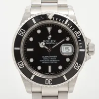 ロレックス サブマリーナーデイト 16610 SS AT ブラック文字盤