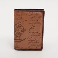 ベルルッティ カリグラフィ レザー コインケース ブラウン Aランクの