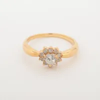 ヴァンドーム青山 ホワイトサファイア K18(YG)