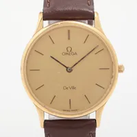 オメガ デヴィル SS×GP QZ シャンパン文字盤