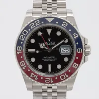 ロレックス GMTマスター Ⅱ 126710BLRO SS AT ブラック文字盤