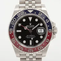 ロレックス GMTマスター Ⅱ 126710BLRO SS AT ブラック文字盤