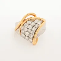 ノンブランド ダイヤ K18×Pt900