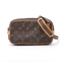 ヴィトン モノグラム ポシェット･マルリーバンドリエール M51828 ブラウン