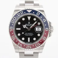 ロレックス GMTマスター Ⅱ 126710BLRO SS AT ブラック文字盤