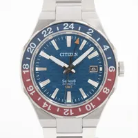 シチズン シリーズ8 NB6030-59L SS AT ブルー文字盤
