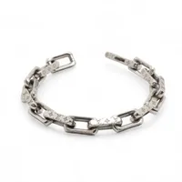 ルイ・ヴィトン ブレスレット モノグラムチェーン M00309 メタル ブレスレット LE2245 L シルバー