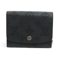 ルイ・ヴィトン マヒナ ポルトフォイユイリスコンパクト M62540 コンパクトウォレット ノワール