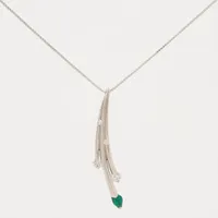 ノンブランド エメラルド ダイヤ Pt900×Pt850