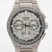 セイコー アストロン SBXC113 TI ソーラー グレー文字盤