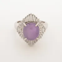 ノンブランド スターサファイア ダイヤ Pt900