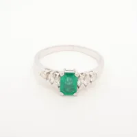 ノンブランド エメラルド ダイヤ Pt850