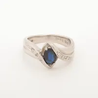 ノンブランド サファイア ダイヤ Pt850