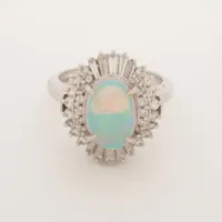 ノンブランド オパール ダイヤ Pt900