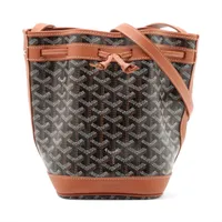 ゴヤール プティフロ PVC ショルダーバッグ ブラック