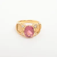 ノンブランド トルマリン ダイヤ K18