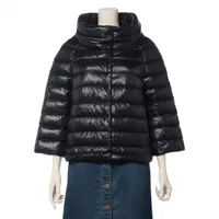 ヘルノ ナイロン ダウンジャケット 42 ブラック