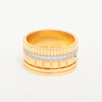 ブシュロン キャトル ラディアント ダイヤ 750(YG×WG) ラージ 65