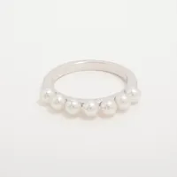 ミキモト パール K18(WG) 約3.5mm