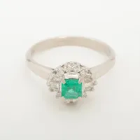 ノンブランド エメラルド ダイヤ Pt900