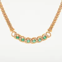 ノンブランド エメラルド ダイヤ K18