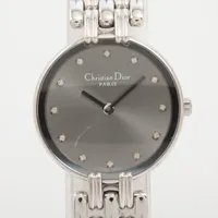 クリスチャンディオール バギラ D44-120 SS QZ シルバー文字盤
