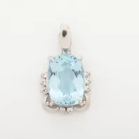 ノンブランド ブルートパーズ ダイヤ Pm900