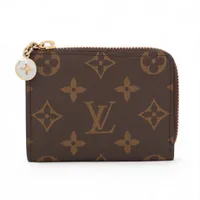 ルイ・ヴィトン モノグラム ポルトフォイユノア M14530 コンパクトウォレット アズールブルー