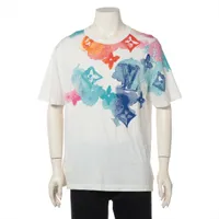 ルイ・ヴィトン コットン 半袖ニット 21SS XL ホワイト