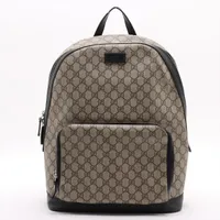 グッチ GGスプリーム PVC バックパック/リュック ベージュ