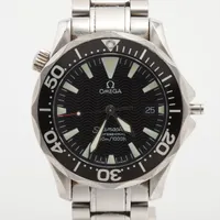 オメガ シーマスター プロフェッショナル SS QZ ブラック文字盤