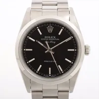 ロレックス エアキング 14000 SS AT ブラック文字盤