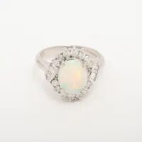 ノンブランド オパール ダイヤ Pt900