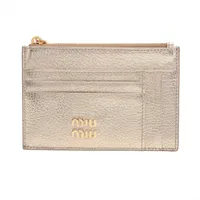 ミュウミュウ 5MC446 レザー コインケース ゴールド