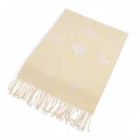 ルイ・ヴィトン マフラーLVエセンシャル シャイン M78897 ウール×レーヨン×シルク×ポリエステル マフラー RM3273 バニラ