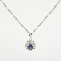 ノンブランド サファイア ダイヤ Pt900×Pt850