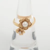 ミキモト パール K18(YG) 約4.5mm