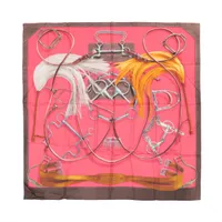 エルメス カレ90 INDEX PALMARUM ヤシの目録 カシミヤ スカーフ