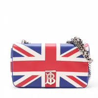 バーバリー TB レザー チェーンショルダーバッグ マルチカラー