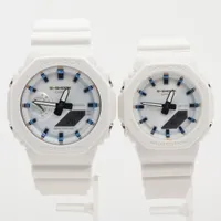 カシオ ラバーズコレクション 2025年限定モデル SS×ラバー ソーラー ホワイト文字盤