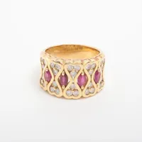 ノンブランド ルビー ダイヤ K18