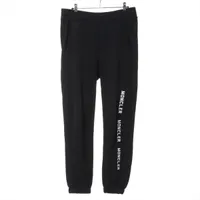 モンクレール PANTALONE コットン スウェットパンツ 19年 S ブラック