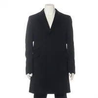 グッチ ウール ロングコート 50 ブラック