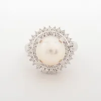 ノンブランド パール ダイヤ Pt900