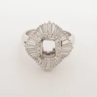 ノンブランド 主石なし ダイヤ Pt900