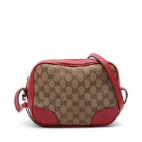 グッチ GGキャンバス キャンバス ショルダーバッグ ベージュ